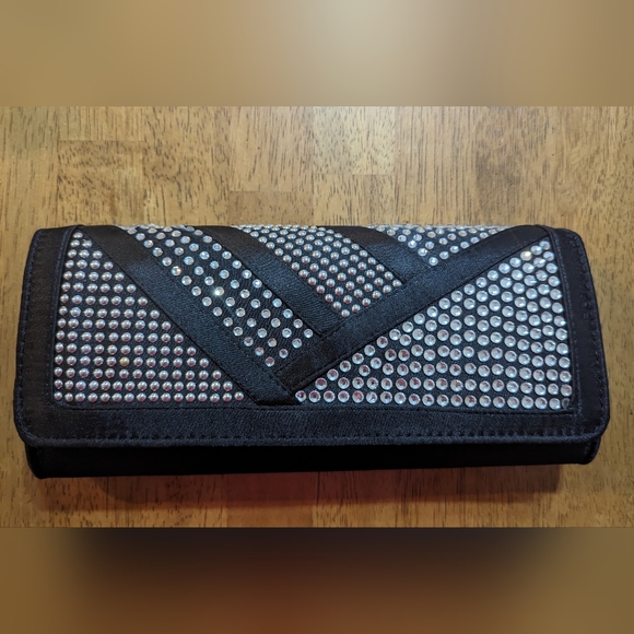 Angular Rhinestone Clutch - Picture 1 of 4